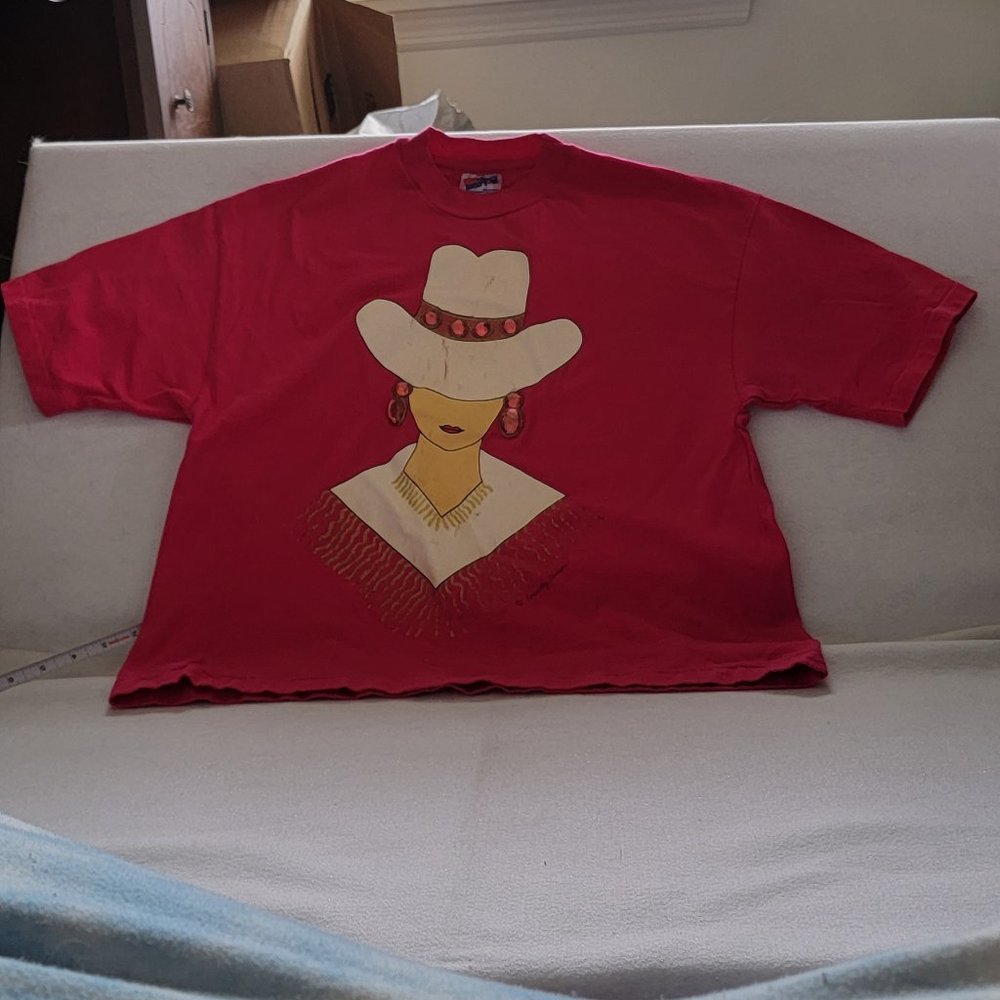 Rhinestone Diva Cowgirl ~ Womens Top ~ Size Large